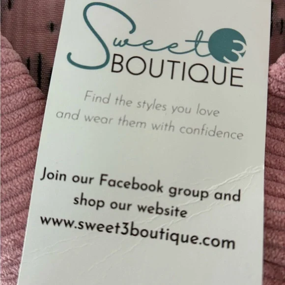 NWT Sweet 3 Boutique Leopard Corduroy Shacket - Picture 4 of 13